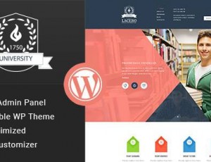 Lacero v1.3.2 – 教育和大学的WordPress主题