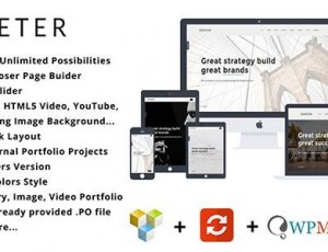 Demeter v1.6.2 – 一页Parallax WordPress主题