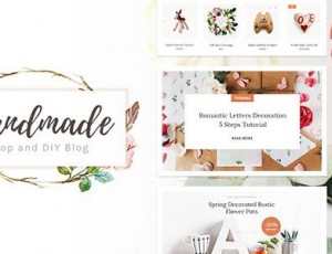 Handmade Shop v1.0.7 – 手工艺博客和创意店铺WordPress的主题