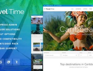 Travel Time v1.1.5- 旅游，酒店和度假旅游WordPress主题