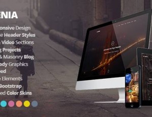 Xenia v1.3.0 – 响应式一页Parallax WordPress主题