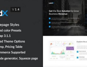 LandX v1.8.6 – 多用途WordPress登陆页面