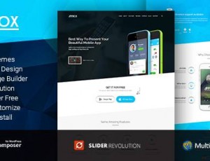 AppBox v1.3.5 – App Landing＆App Store WordPress主题