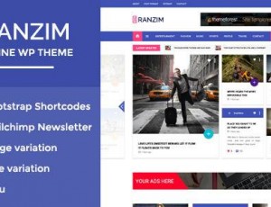 Ranzim v1.0 – 响应式杂志WordPress主题