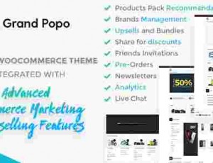Grand Popo v2.3.1 – WordPress高级营销电子商务主题