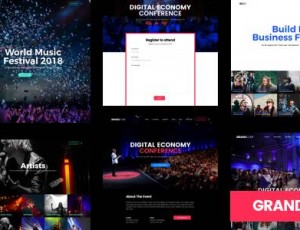 Grand Conference v4.2 – 事件会议WordPress主题