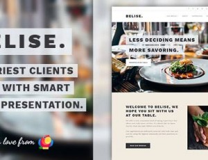 Belise v1.0.16 – 精致的极简主义餐厅WordPress主题