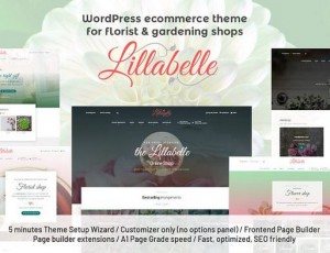 Lillabelle v1.1.0 – 花店和园艺WordPress主题