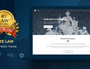 WizeLaw v1.1.1 – 律师和律师商业WordPress主题