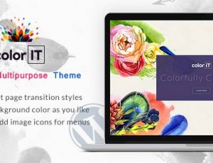 color folio v1.0 – 作品集颜色WordPress主题