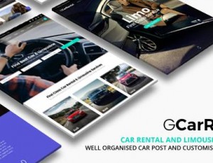 Grand Car Rental v2.7 -豪华轿车租赁WordPress主题