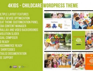4Kids v1.0 – 育儿WordPress主题