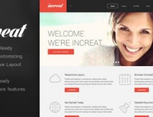 Increat v2.7 -响应式多用途WordPress主题