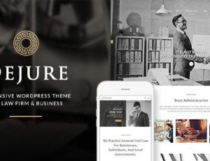 Dejure v1.5.10 – 响应式WP主题为律师事务所和业务