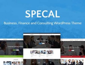 Specal v1.5 – 金融，咨询WordPress的主题