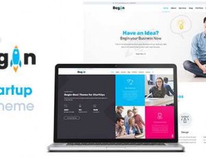 Begin Startup v1.8 – 商业，启动WordPress主题