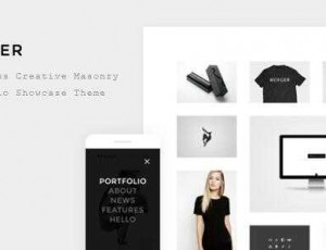 berger v2.1 – WordPress的创意机构组合主题