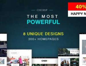 CheerUp v7.6.1- 博客/杂志 – WordPress主题