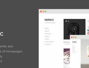 nordic v1.6.0 – 视网膜响应WordPress主题