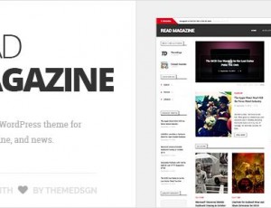 ReadMagazine v1.0 – 博客和杂志WordPress主题