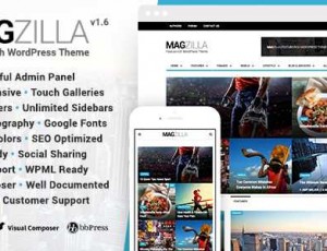 MagZilla v1.6.0 – 适用于报纸，杂志和博客WordPress主题