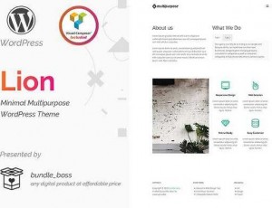 Lion v1.0.0 – 最小多用途WordPress主题