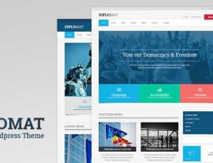 diplomat v1.2 – 政治候选人/党的WordPress主题