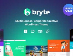 Bryte v1.0.0 – 多用途创意和商业WordPress主题