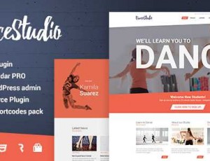 Dance Studio v1.1.7 – 跳舞学校和俱乐部WordPress主题
