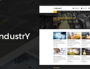 industry v3.0 – 工厂，公司和行业WP主题