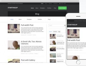 StartingUp v1.0.2 – 博客/投资组合/ WooCommerce WordPress主题