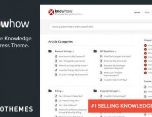 KnowHow v1.1.16 – 知识库WordPress主题
