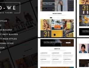 Baowe v1.1 – 响应一/多页组合WordPress主题