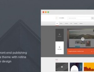 Cube v1.9.7 – 前端多媒体发布WP主题