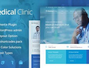 Medical Clinic v1.1.9 – 健康与医生医疗WordPress主题
