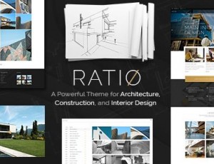 ratio v1.7- 建筑和室内设计强大WordPress主题