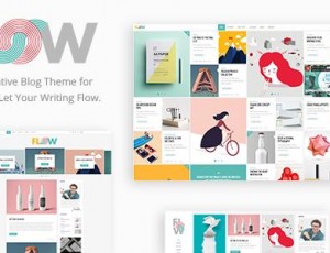 Flow v1.4 – 一个全新的创意博客WordPress主题