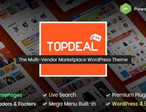 TopDeal v2.2.0 – 多用途商店WordPress主题