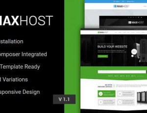 MaxHost v7.5.2 – 虚拟主机，WHMCS和企业商业主题
