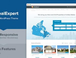 Real Expert v1.7.3 – 响应式房地产WP主题