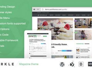 Sparkle v2.3- 杰出杂志WordPress主题