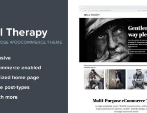 retail therapy v1.3.6 – 多用途电子商务WordPress主题