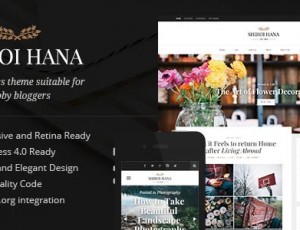 Shiroi Hana v2.3 – 一个优雅的博客WordPress主题