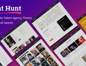 Talent Hunt v1.0.8 – 模特人才管理服务WordPress主题