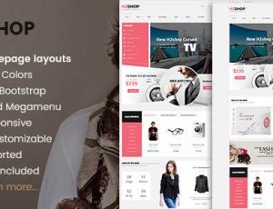 H2shop v1.2.5 – 响应WooCommerce商店WordPress主题