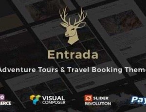 Entrada v4.4.7 – 旅游预订和探险之旅WordPress主题