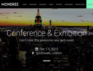 Mondree v1.0.16 – 事件管理WordPress主题