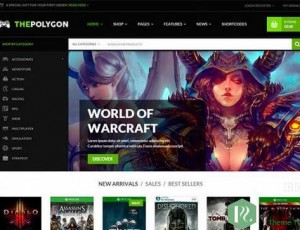 The Polygon v1.1.9 – 数字商品和专业游戏玩家终极WordPress主题