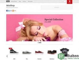 Minshop v2.1.6 – 最小和响应电子商务主题