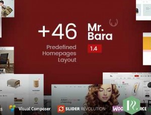 Mr.Bara v1.8.3 – 响应式多功能电子商务主题